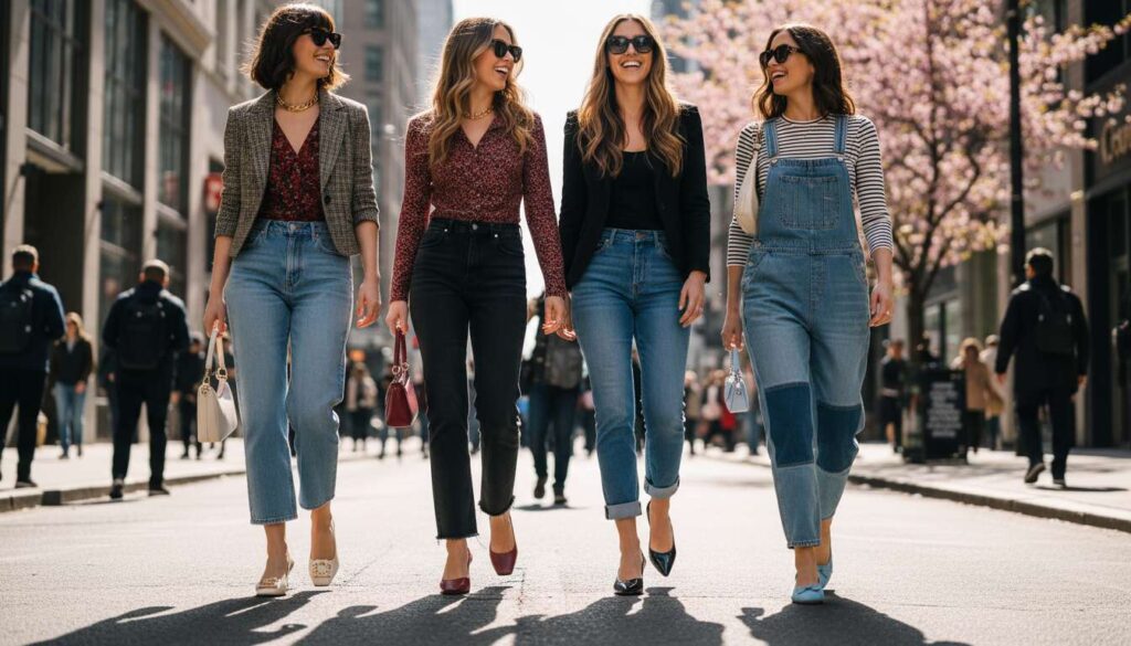 Wiosną 2026 zapomnijcie o balerinach. “Chanel girls” do jeansów noszą teraz jedynie “square-toe slingbacks