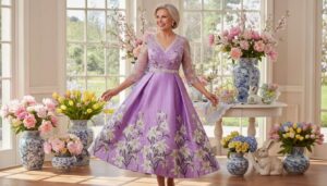 Sukienki przypadną do gustu paniom 50 plus. Idealne na Wielkanoc. Podkreślą atuty sylwetki