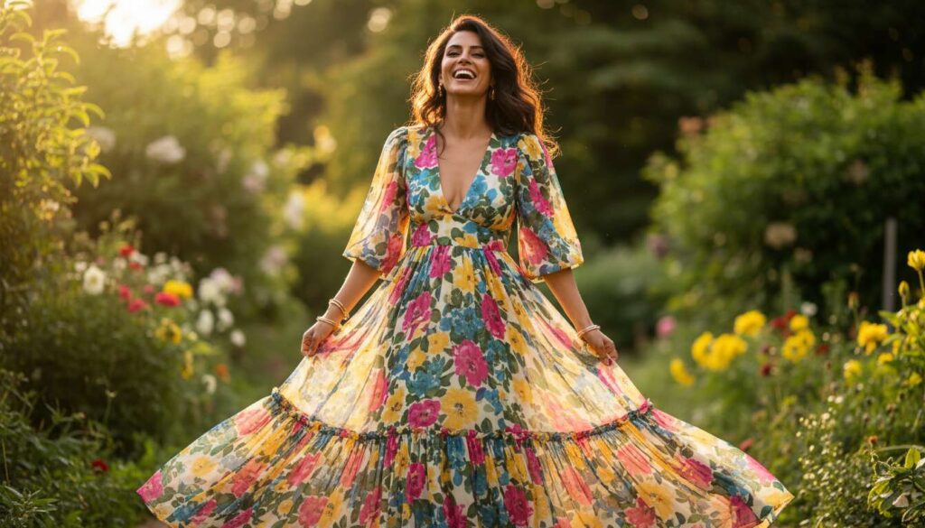 Na letnie wesele, na co dzień i na wielkie wyjście. Długa sukienka w kwiaty będzie hitem lata 2026