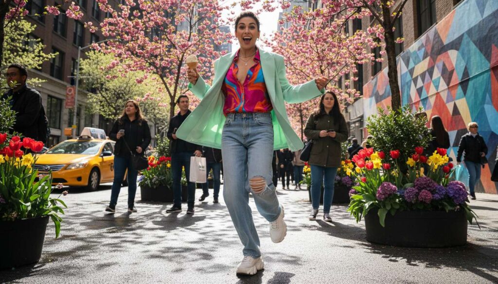 Modne fasony jeansów na wiosnę: białe sneakersy jako idealne połączenie