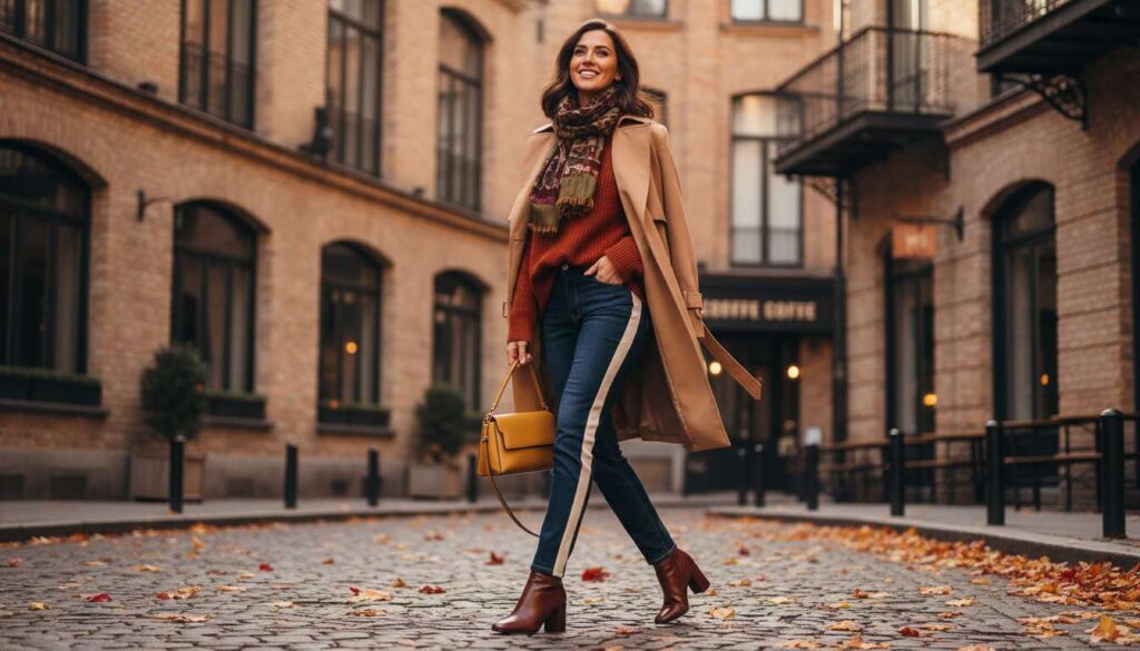 Jeansy z lampasami jak z lat 2000. długo uważałyśmy za kiczowate. Teraz powracają w szykownej odsłon