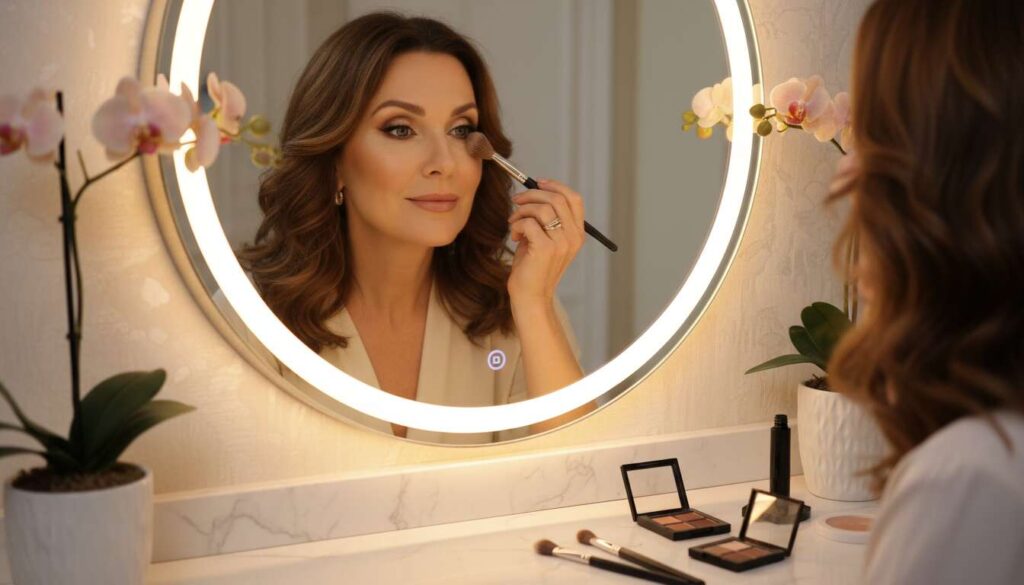 Makijaż oczu po 50-tce: wizażystki pokazują technikę na opadające powieki w 3 krokach