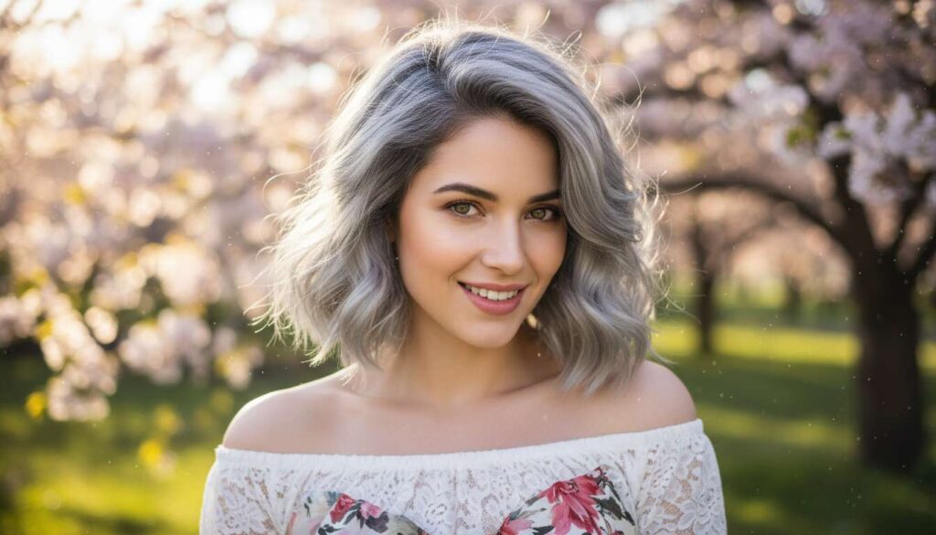 Siwe włosy na wiosnę 2026: fryzjerzy pokazują 5 stylowych fryzur, które dodają klasy